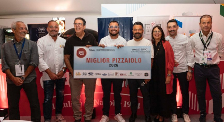 Vinòforum 2026, Vittorio Caradonio è il miglior pizzaiolo de La Città della Pizza