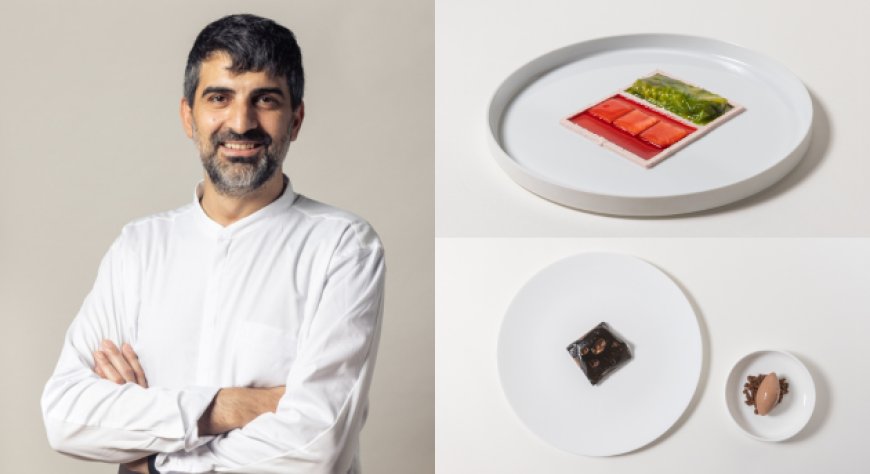 Pietro Recchia interpreta Rothko e Burri nei dessert del Ristorante Amistà
