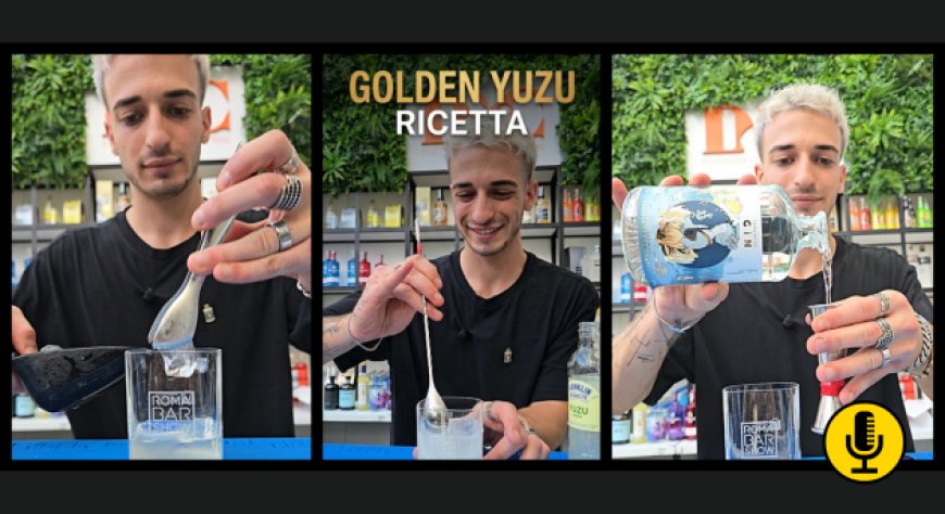 Golden Yuzu con Etsu Gin: la ricetta dal Roma Bar Show 2026