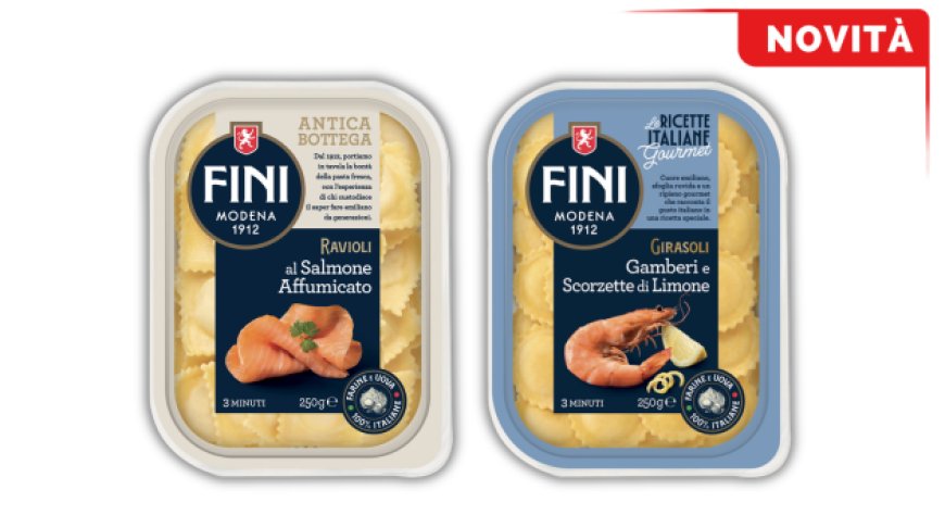 Fini Pasta Fresca punta sul ripieno di pesce con due novità in arrivo a ottobre