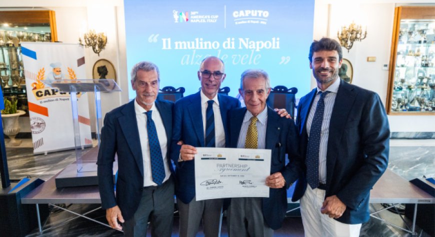 Mulino Caputo all’America’s Cup 2027: presentati a Napoli i dettagli della partnership