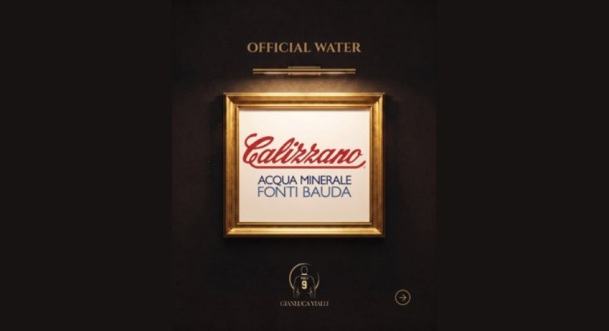 Acqua Calizzano Official Water del Premio Gianluca Vialli