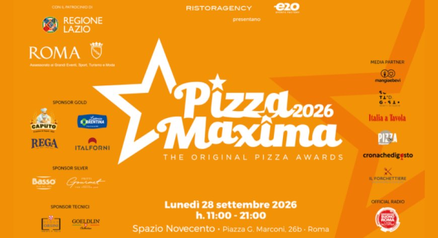Pizza Maxima 2026 a Roma tra conference, premi e dieci pizzaioli ai forni