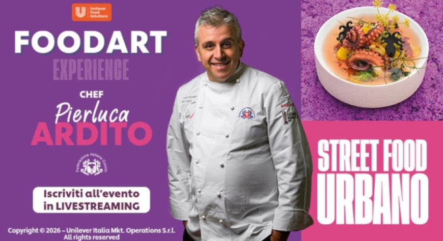 Foodart Experience, Pierluca Ardito interpreta lo Street Food Urbano nella nuova masterclass