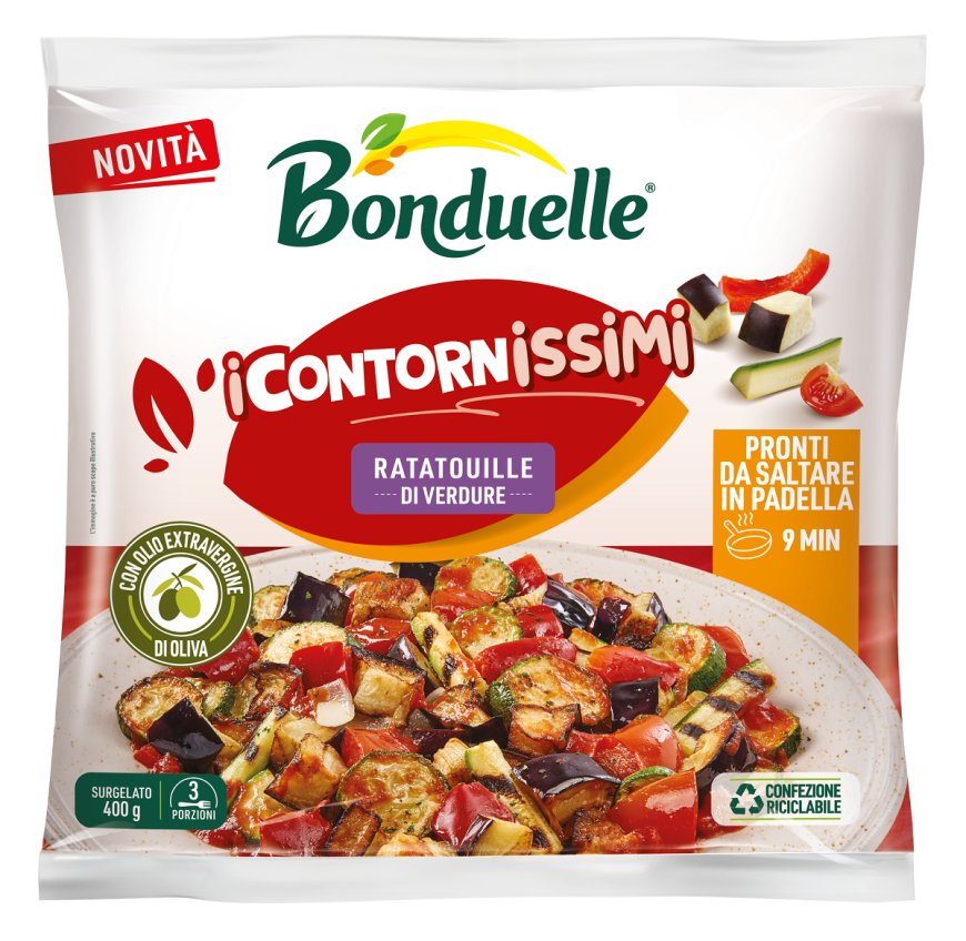 Bonduelle accelera sui contorni: cinque novità tra banco fresco e freezer