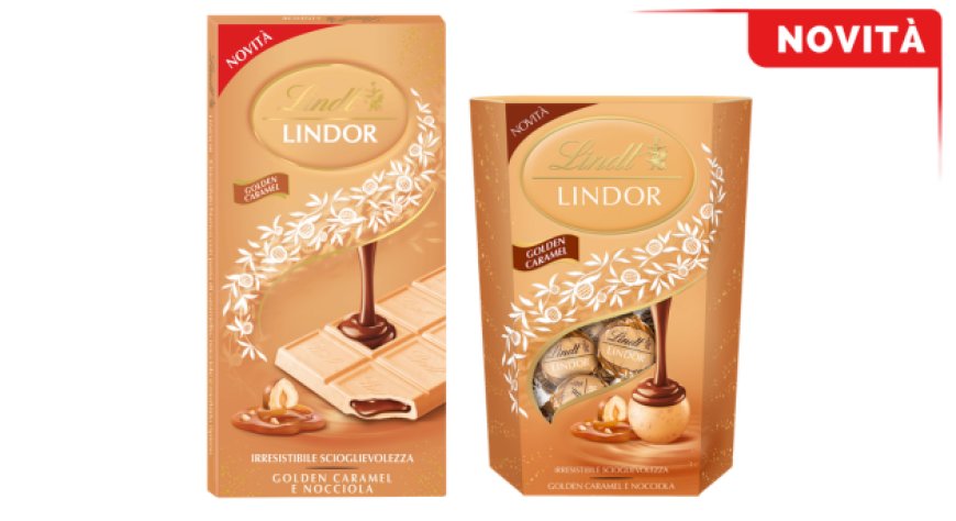 Lindt amplia la gamma LINDOR con Golden Caramel e Nocciola