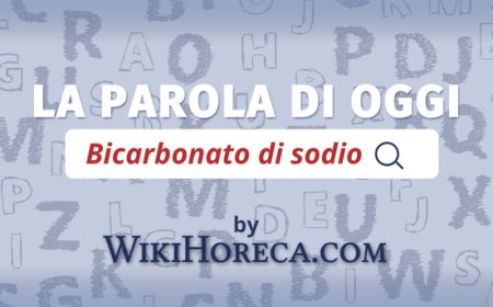 Scopri la parola del giorno su WikiHoreca.com: Bicarbonato di sodio (E500ii)