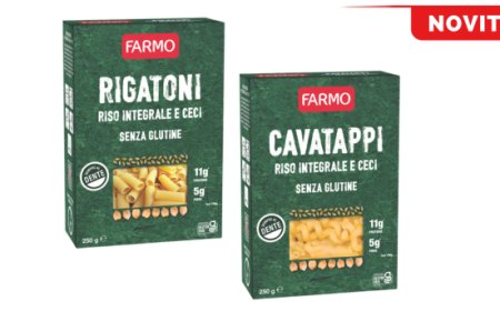 Farmo amplia la gamma gluten free con la Pasta Verde di riso integrale e ceci