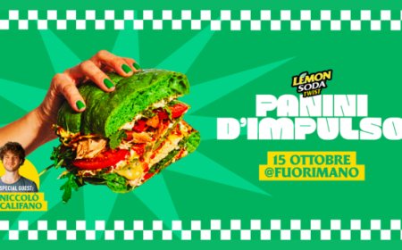 Lemonsoda Twist, panini a sorpresa e abbinamenti insoliti con Niccolò Califano