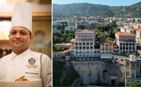 Chef Madhab porta la cucina indiana al Grand Hotel Excelsior Vittoria di Sorrento