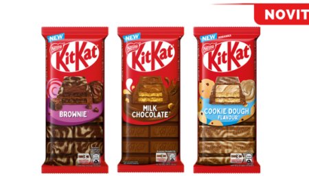KitKat amplia la gamma delle tavolette ripiene con tre nuovi gusti