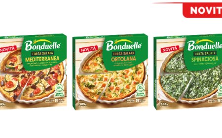 Bonduelle debutta nel segmento delle torte salate surgelate