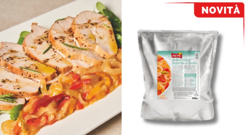 Menù amplia la gamma foodservice con la Spadellata di peperoni e cipolla