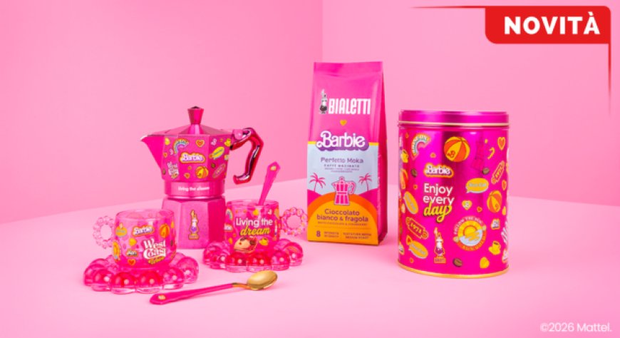 Bialetti firma con Barbie una Moka Express in versione pop