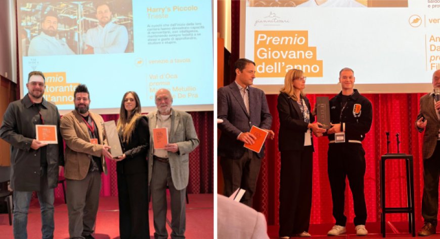 Giannitessari e Val d’Oca protagoniste ai premi di Venezie a Tavola 2027