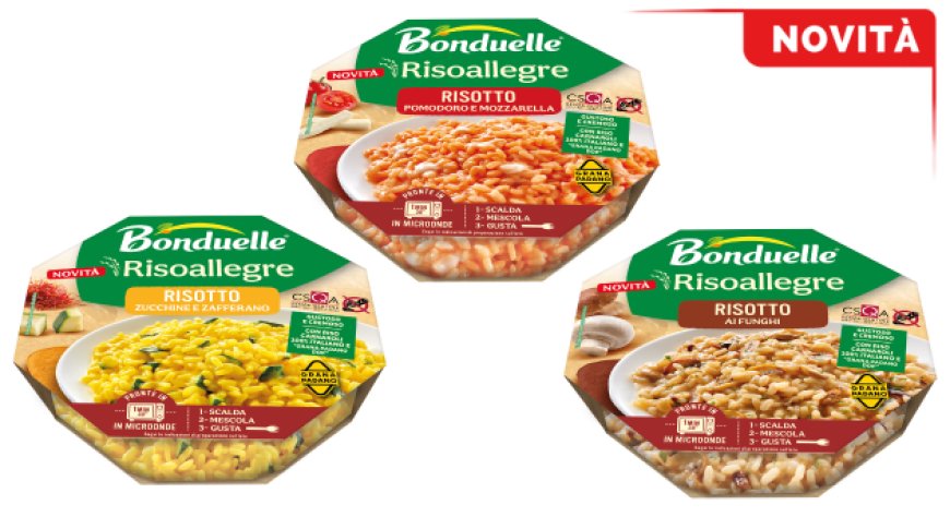 Bonduelle amplia l'offerta dei piatti pronti con Risoallegre