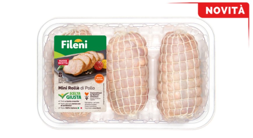 Fileni rinnova il Mini Rollè di Pollo con una nuova ricetta e un nuovo packaging