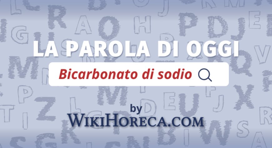 Scopri la parola del giorno su WikiHoreca.com: Bicarbonato di sodio (E500ii)