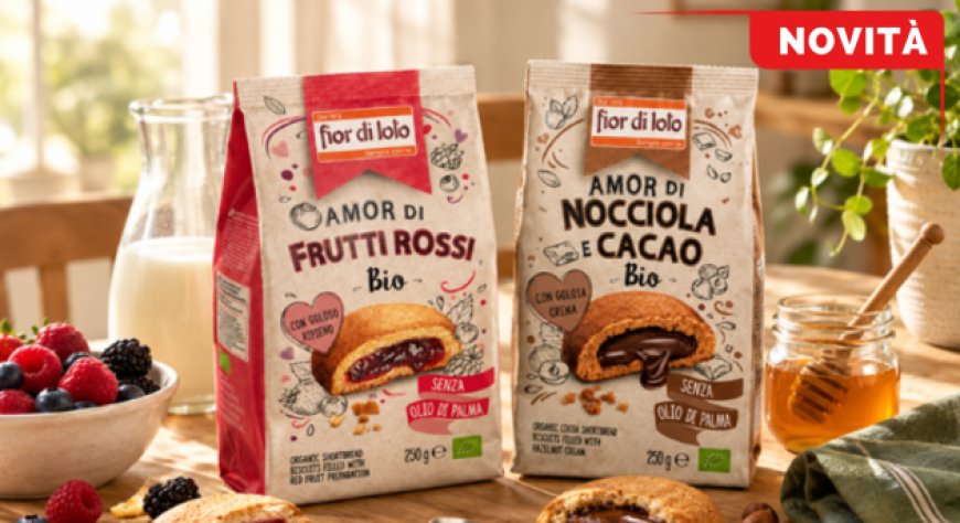 Fior di Loto amplia la gamma Amor di con due nuovi biscotti ripieni