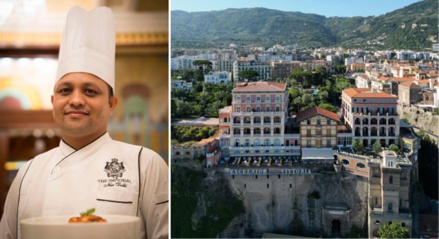 Chef Madhab porta la cucina indiana al Grand Hotel Excelsior Vittoria di Sorrento