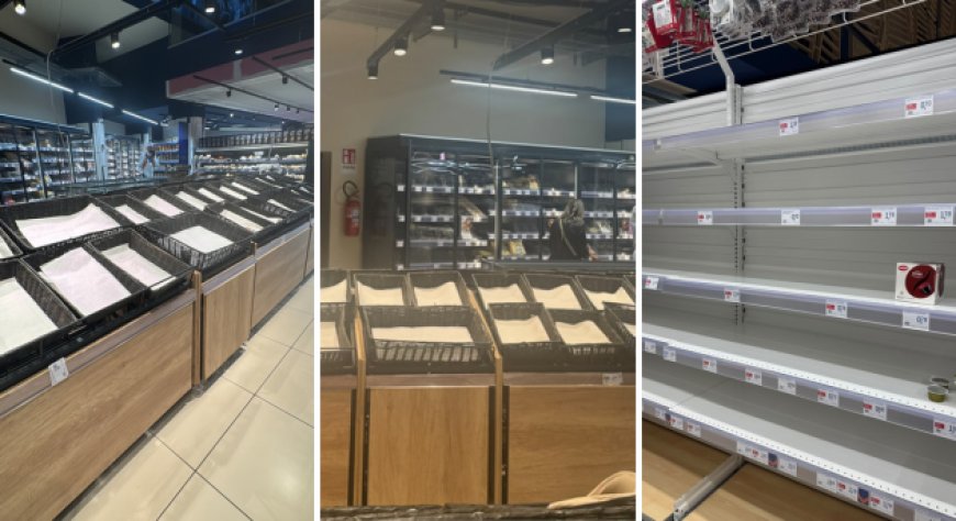 Scaffali vuoti e forniture a rischio: cosa sta succedendo nel Sud Italia