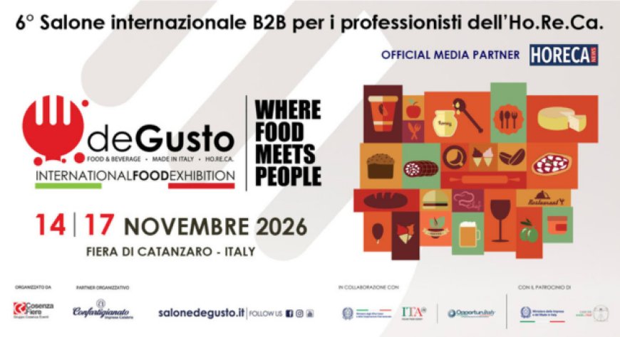 Salone DeGusto 2026, a Catanzaro 140 espositori e oltre 300 brand