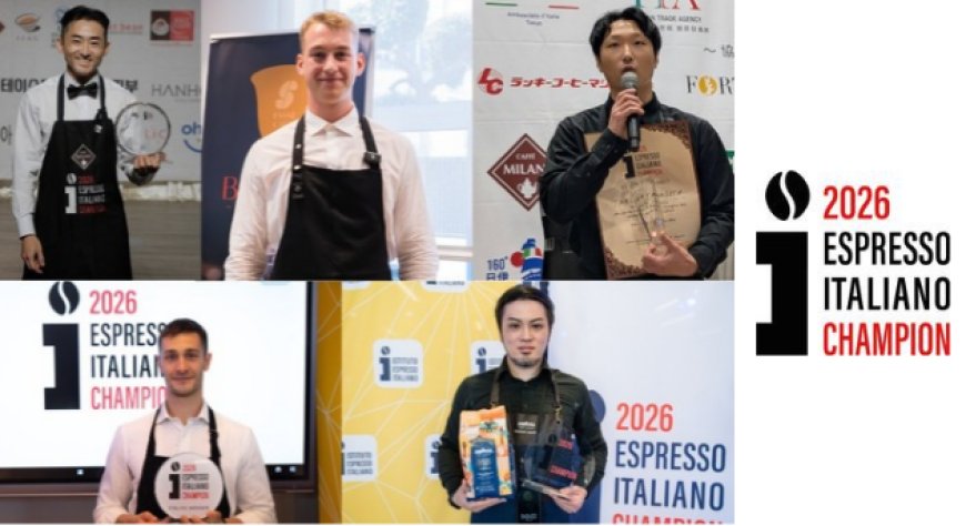 Cinque baristi in gara per il titolo di Espresso Italiano Champion 2026