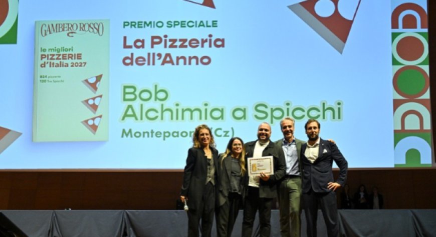 Bob Alchimia a Spicchi è la Pizzeria dell’anno per il Gambero Rosso