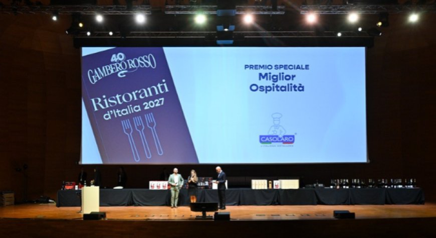 Casolaro Hotellerie premia l'ospitalità e le novità della pizza con Gambero Rosso
