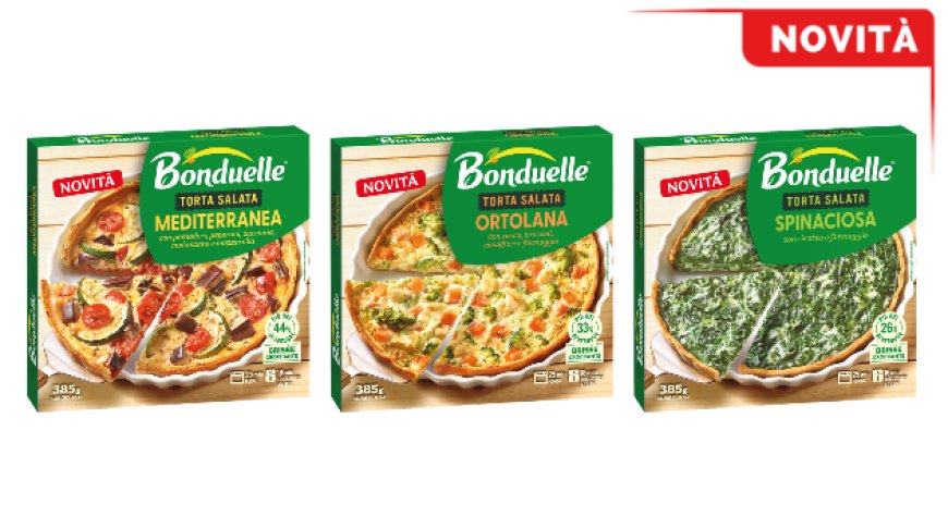 Bonduelle debutta nel segmento delle torte salate surgelate