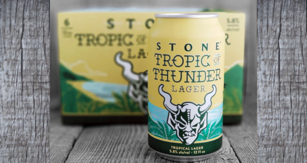 Stone of Tropic Thunder IPA lager