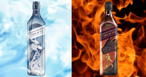 Johnnie Walker A song of Ice - A song of Fire - GoT Trono di Spade