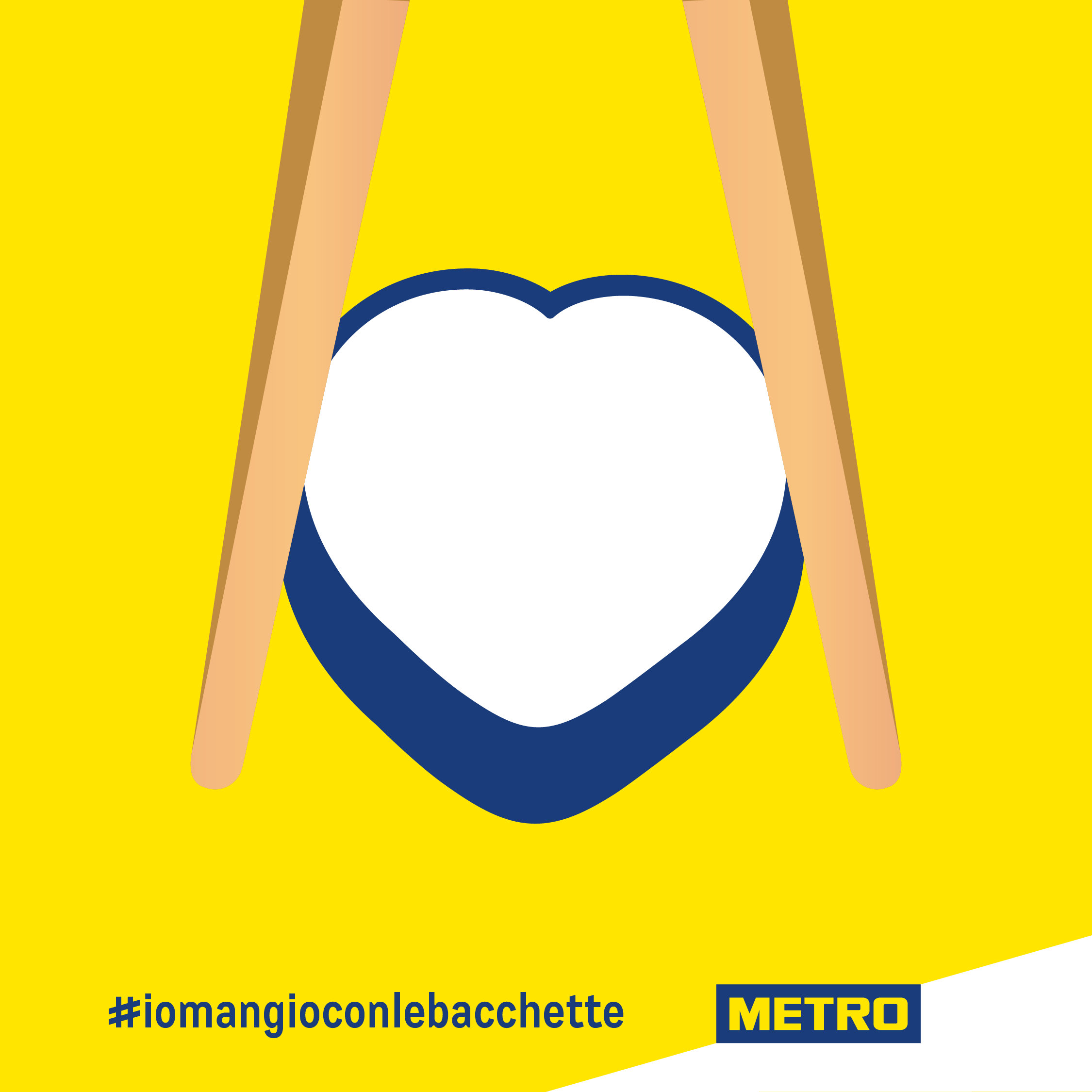 METRO italia, #iomangioconlebacchette