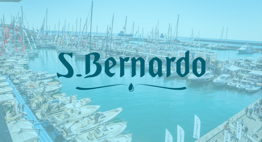 Acqua S.Bernardo si conferma l'acqua ufficiale del Salone Nautico di Genova