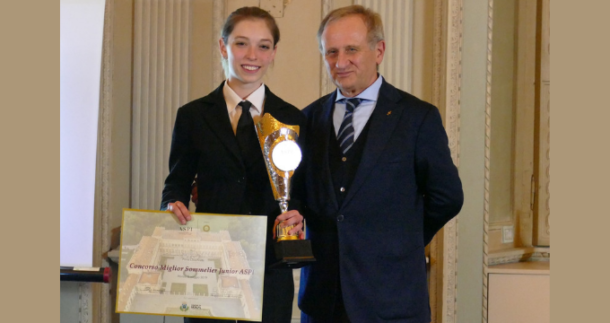Elisa Borroni, Miglior Sommelier Junior ASPI