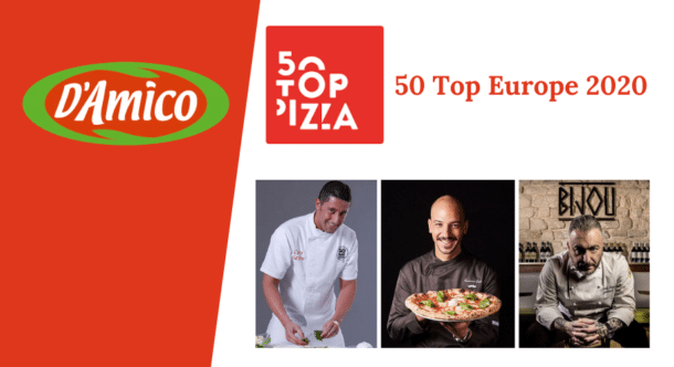 50 Top Pizza Europe 2020: D'Amico partner assegna due premi speciali