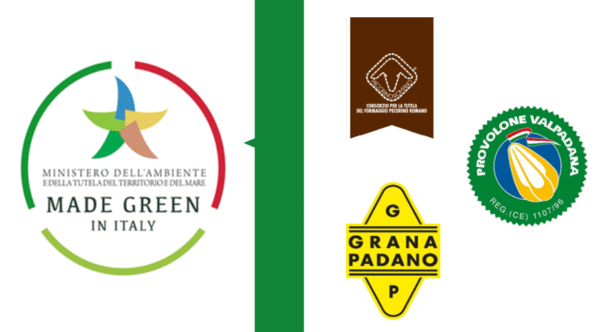 Made Green Italy: Grana Padano, Pecorino Romano e Provolone Valpadana per l'ambiente