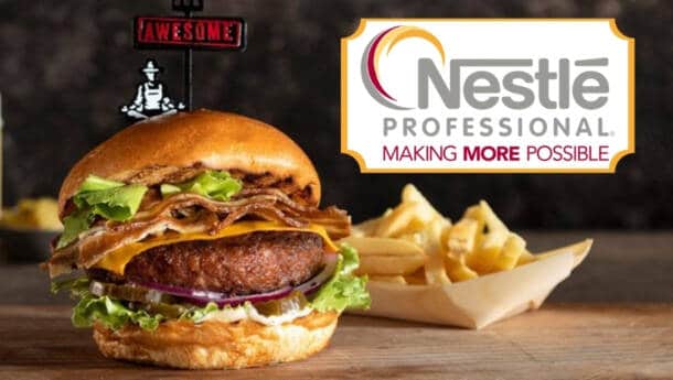 Nestlé ha annunciato il lancio del Bacon Cheeseburger vegetale nella ristorazione