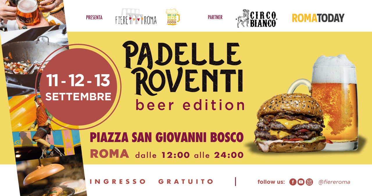 Torna a Roma "Padelle Roventi" con un appuntamento dedicato alla birra