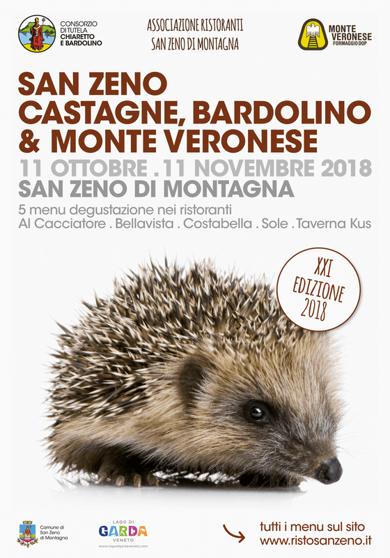 San Zeno castagne, Bardolino & Monte Veronese - locandina