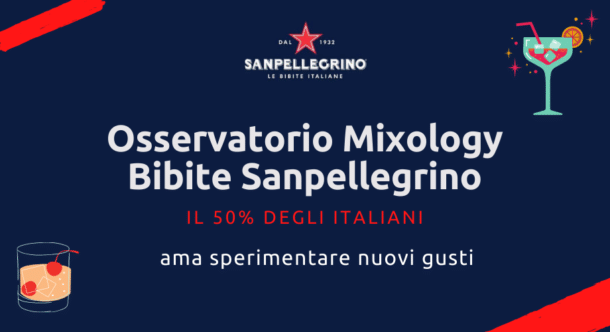 Osservatorio Mixology Bibite Sanpellegrino: il 50% degli italiani ama sperimentare nuovi gusti