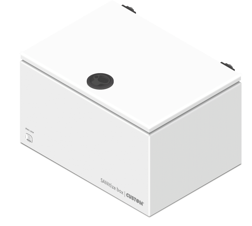 Custom lancia SANItize box, l'innovativo sistema di sanificazione a ozono