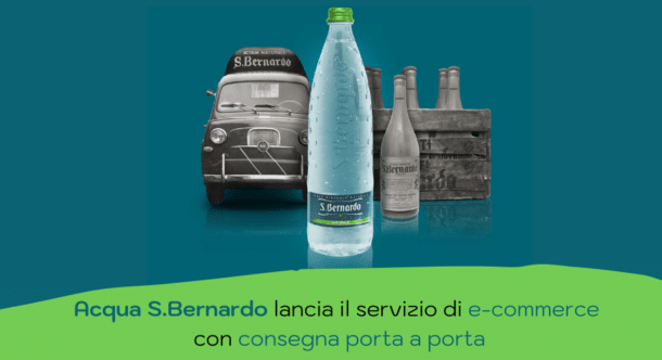 Acqua S.Bernardo lancia il servizio di e-commerce con consegna porta a porta