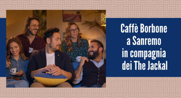 Caffè Borbone a Sanremo in compagnia dei The Jackal