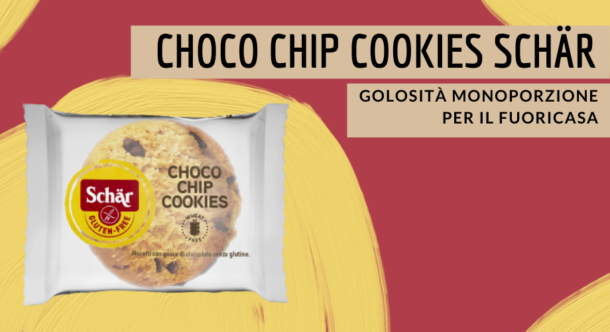 Choco Chip Cookies Schär, golosità monoporzione per il fuoricasa