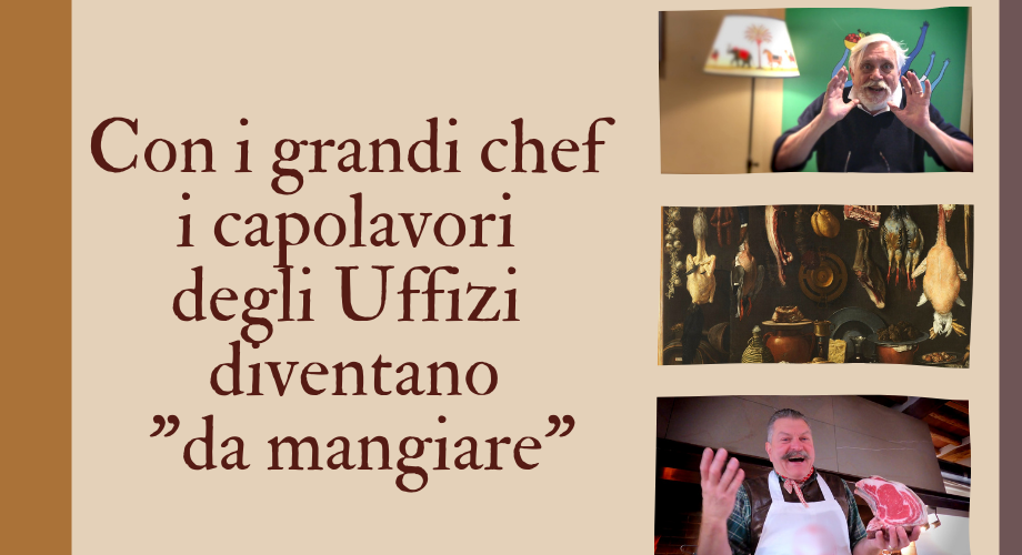Con i grandi chef i capolavori degli Uffizi diventano "da mangiare"