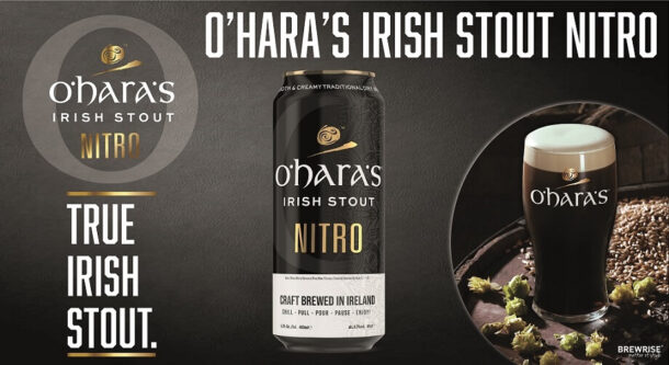 La Stout Nitro di O'Hara's è anche in formato lattina