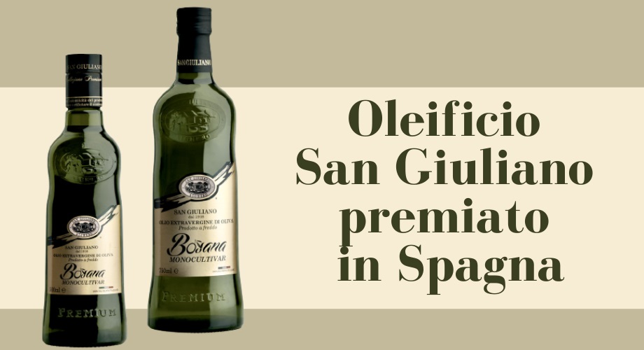 Oleificio San Giuliano premiato in Spagna
