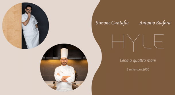 Da Hyle cena a quattro mani con Simone Cantafio e Antonio Biafora