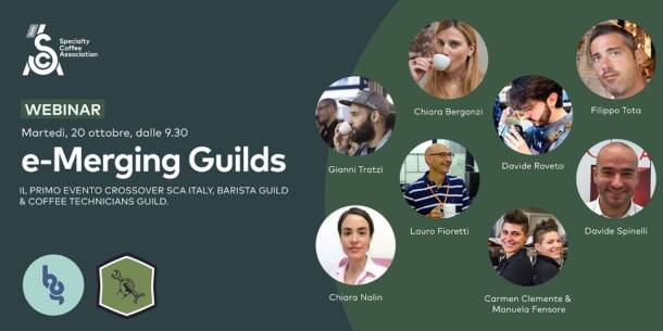 E-Merging Guilds: il primo evento crossover tra SCA Italy, Barista Guild e Coffee Technicians Guild